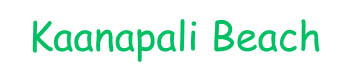 Ka'anapali Beach Logo Image