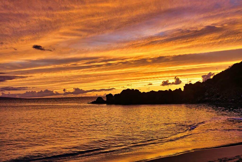 Admire Sunsets from Kaanapali Beach