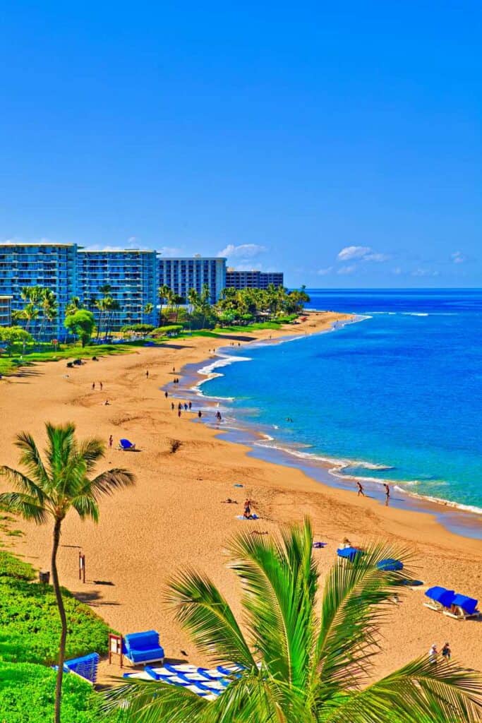 Stunning Kaanapali Beach on Maui