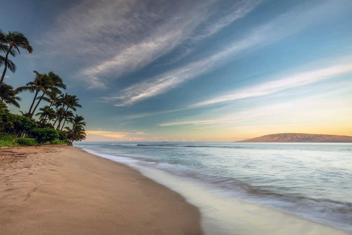 Kaanapali Beach, Maui, at dawn